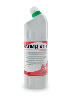 Рапид ® 01-К средство для очисткитвердых поверхностей от минеральных и атмосферно-почвенных