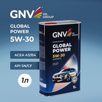 Масло моторное GNV Global Power 5W 30 Синтетическое 1 л